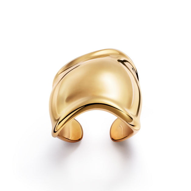 Tiffany Elsa Peretti® Bone Ring in Yellow Gold (1:1 replica)