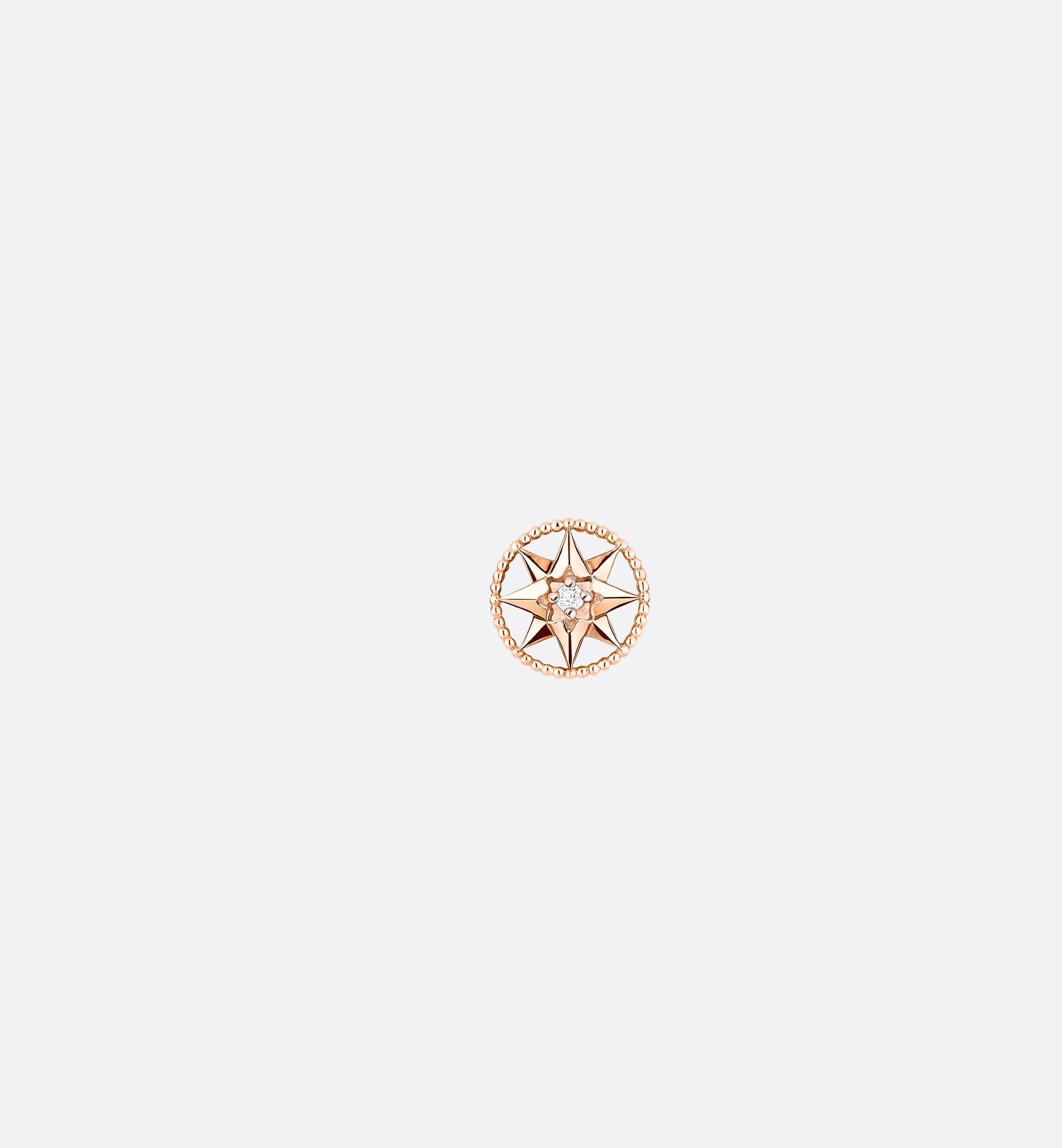 Top 1:1 replica Dior Small Rose des Vents Single Earring