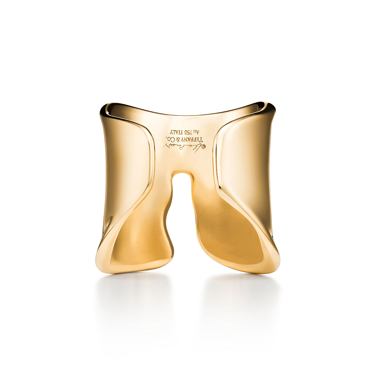 Tiffany Elsa Peretti® Split Ring in Yellow Gold (1:1 replica)