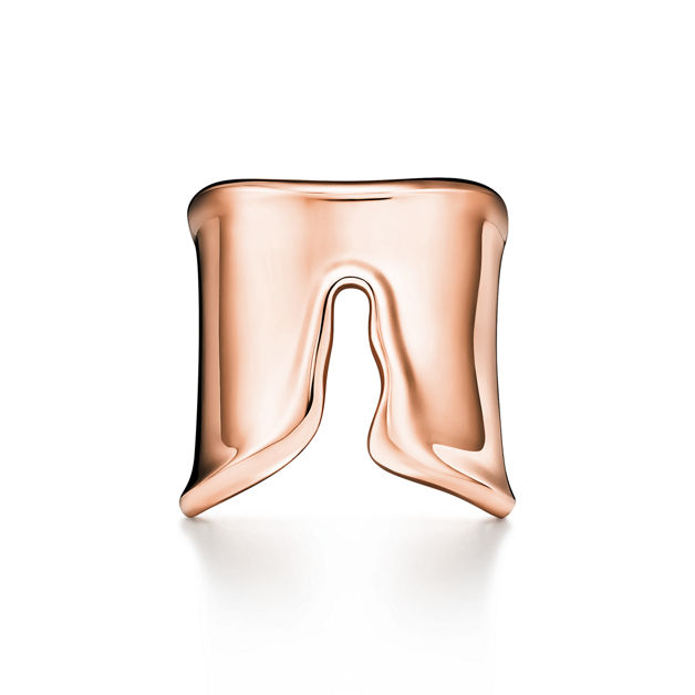 Tiffany Elsa Peretti® Split Ring in Rose Gold (1:1 replica)
