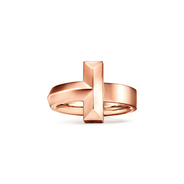 Tiffany T T1 Ring in Rose Gold (1:1 replica)