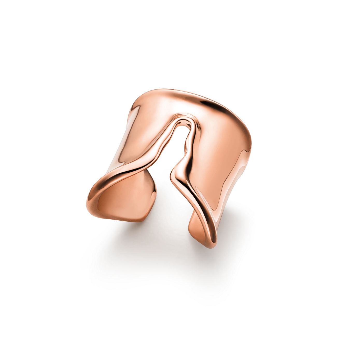 Tiffany Elsa Peretti® Split Ring in Rose Gold (1:1 replica)