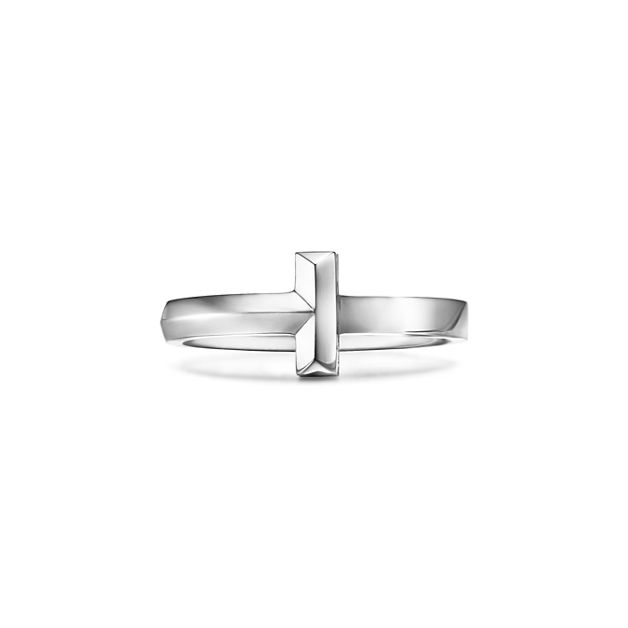 Tiffany T T1 Ring in White Gold (1:1 replica)