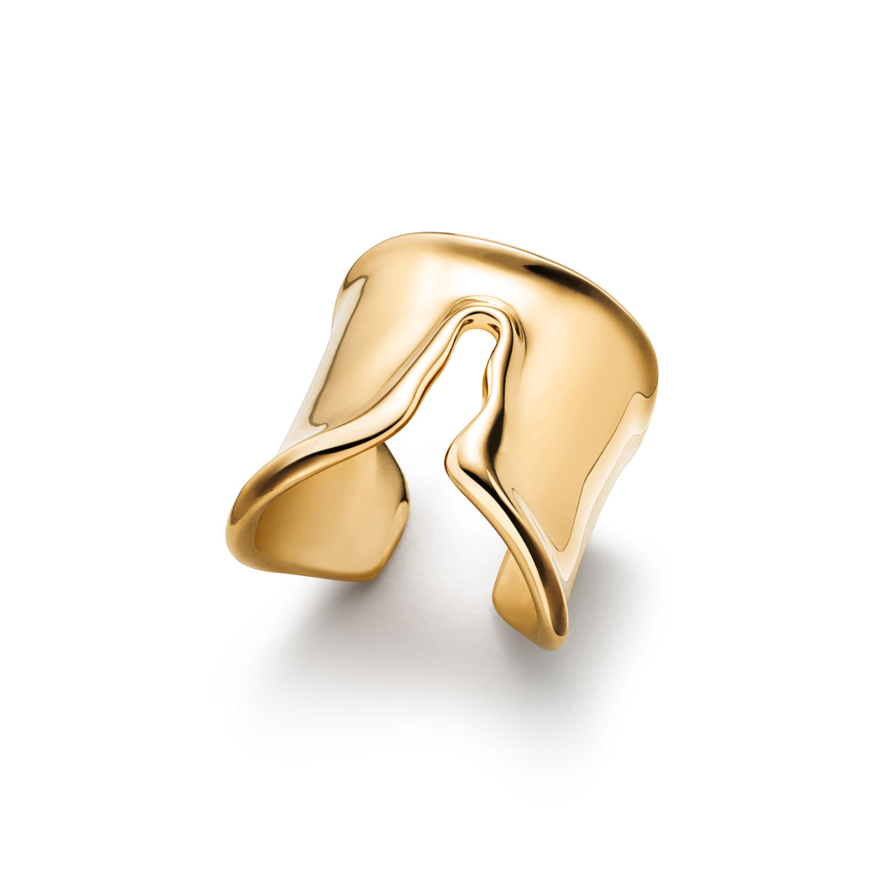 Tiffany Elsa Peretti® Split Ring in Yellow Gold (1:1 replica)
