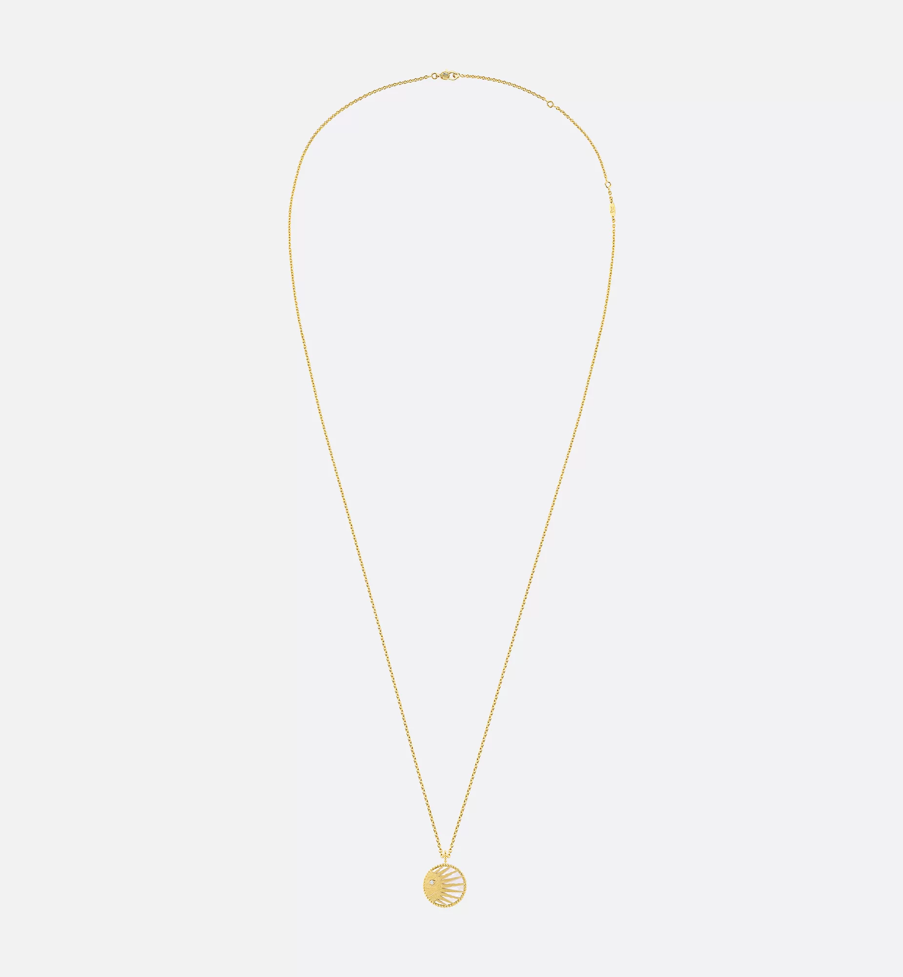 Top 1:1 replica Dior Rose Céleste Medallion Necklace