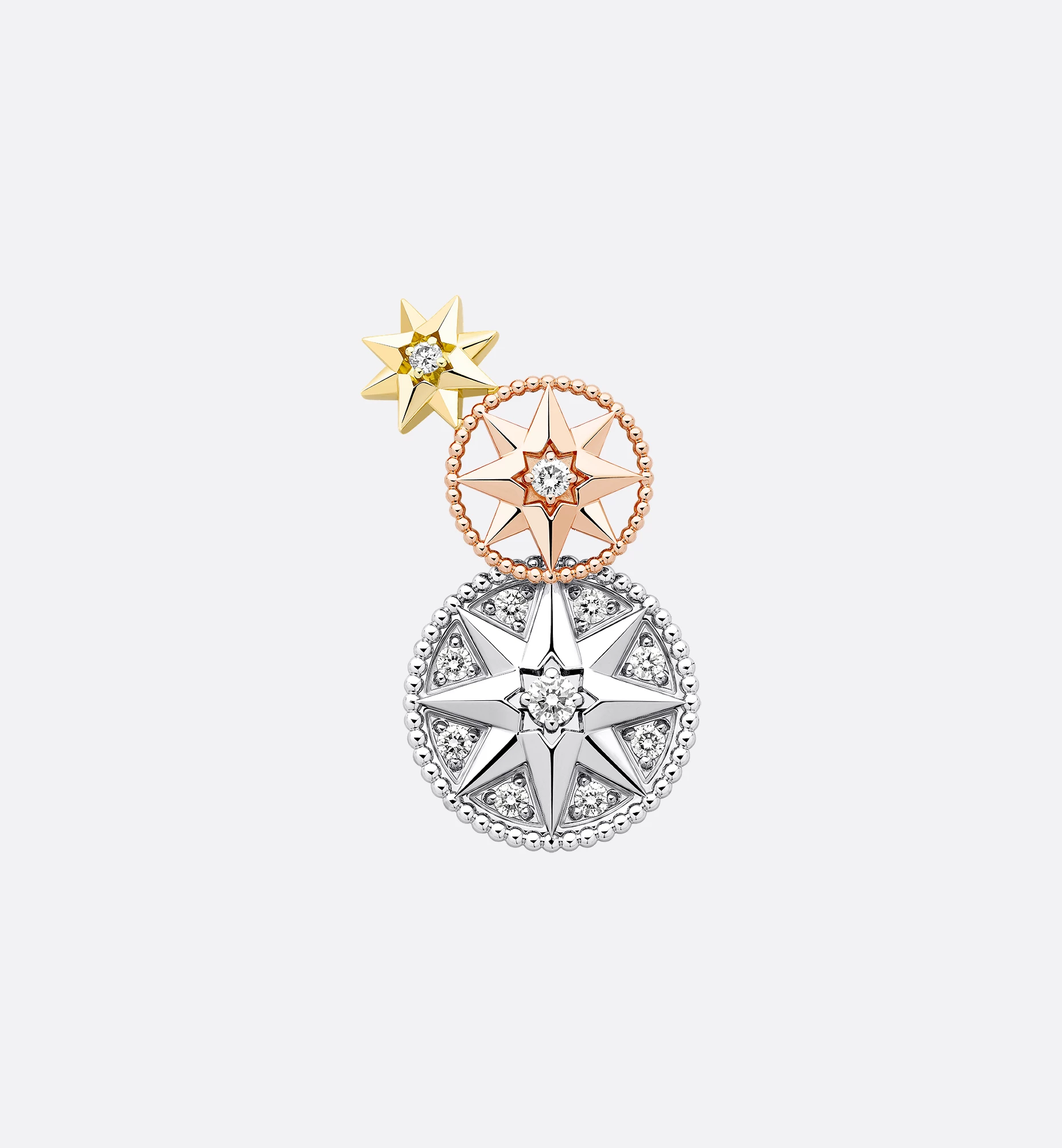 Top 1:1 replica Dior Rose des Vents and Étoile des Vents Single Earring