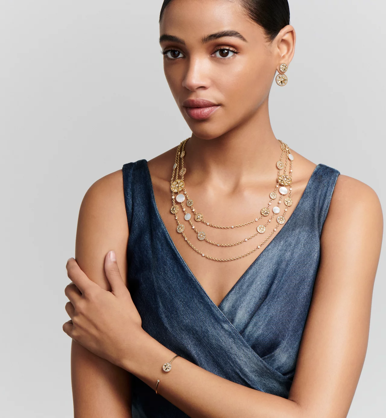 Top 1:1 replica Dior Rose des Vents Bracelet