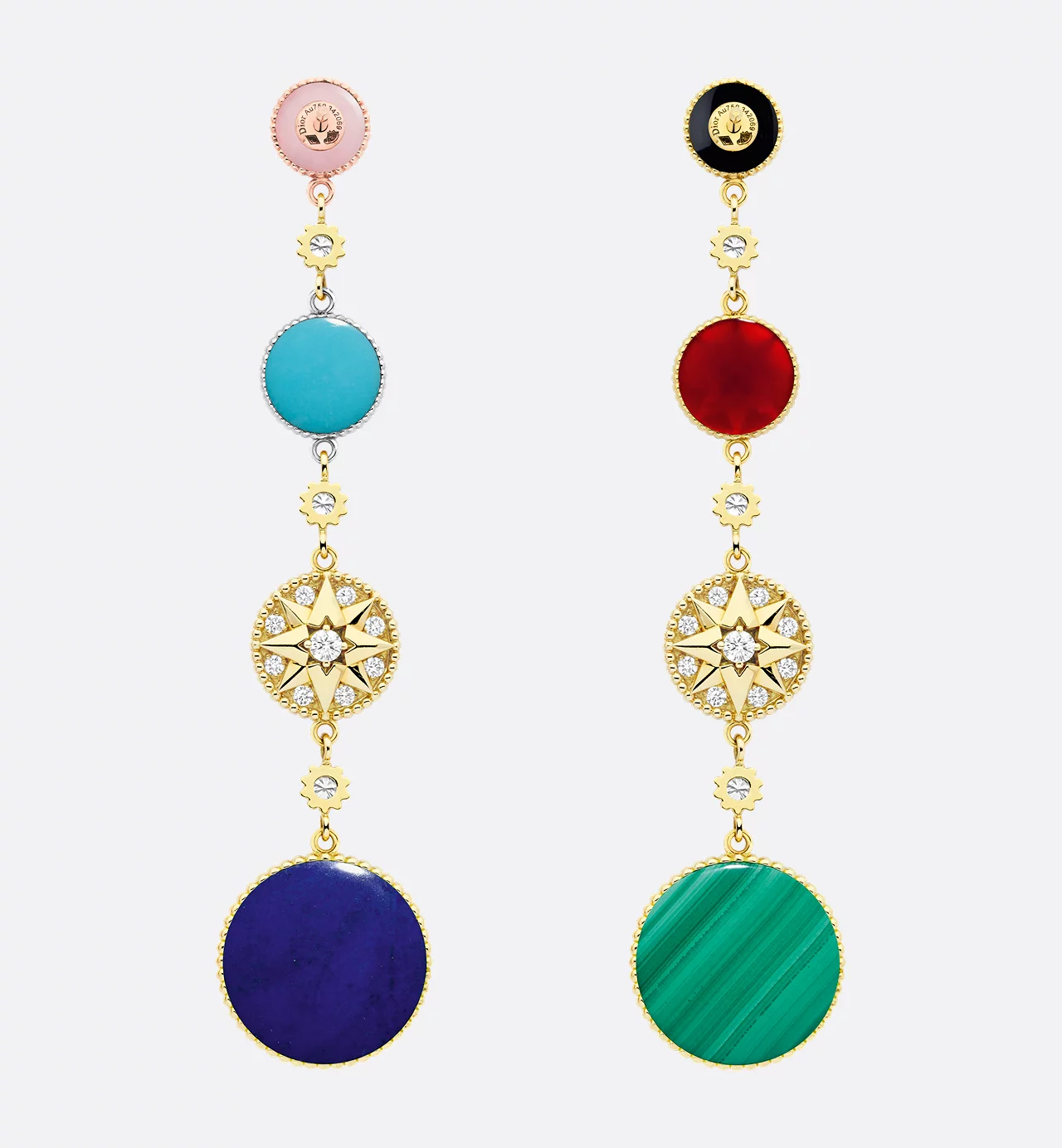 Top 1:1 replica Dior Rose des Vents Earrings