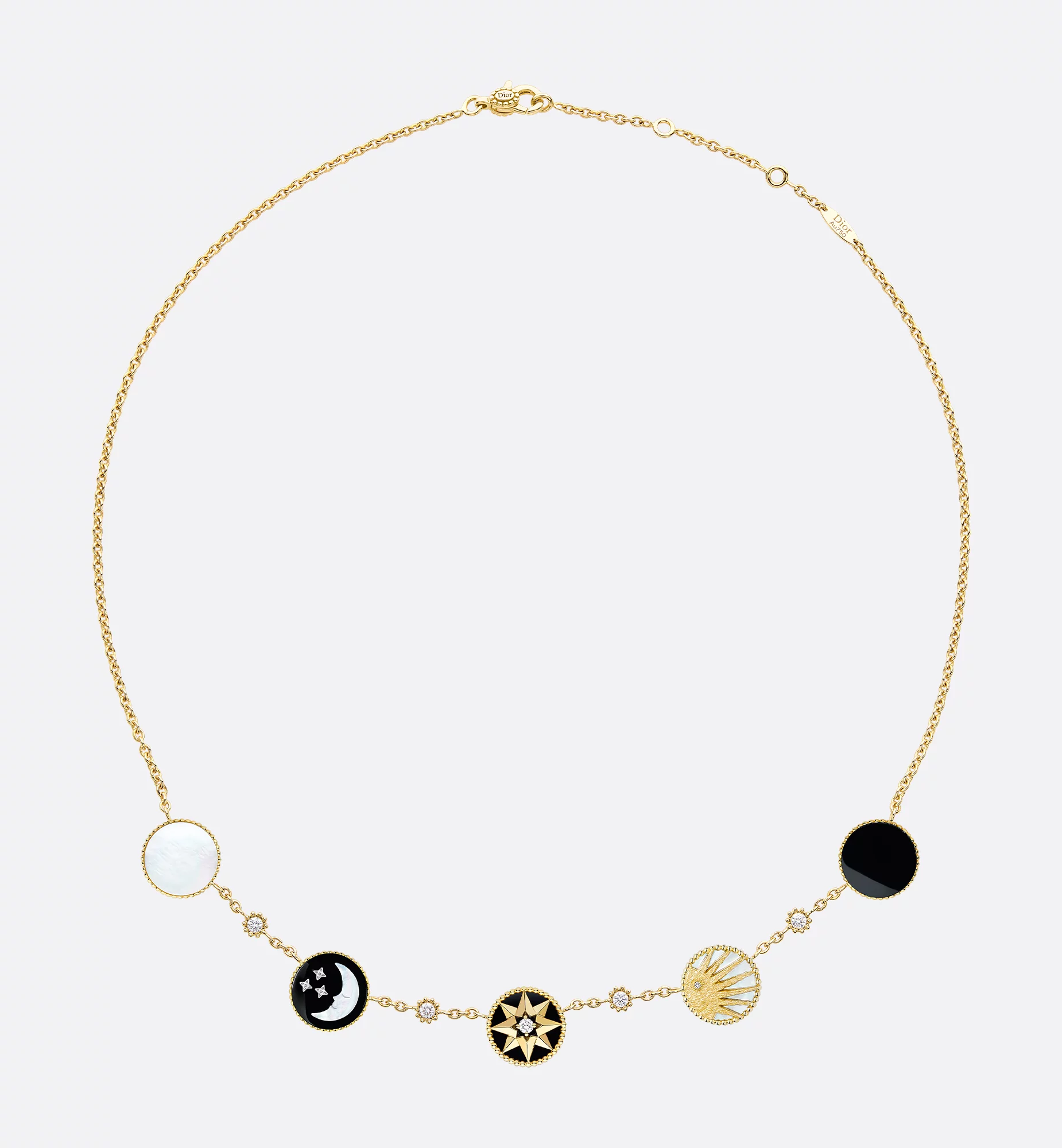 Top 1:1 replica Dior Rose des Vents and Rose Céleste Necklace