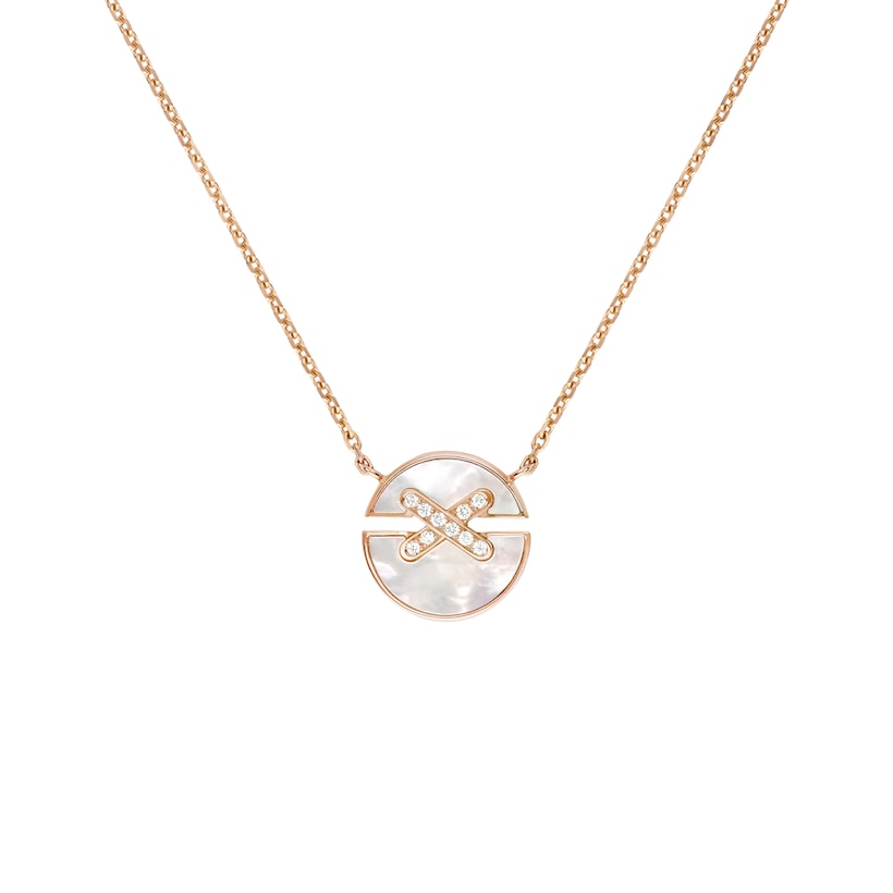 Top 1:1 replica of Chaumet Jeux de Liens Harmony Mother-of-Pearl small model pendant