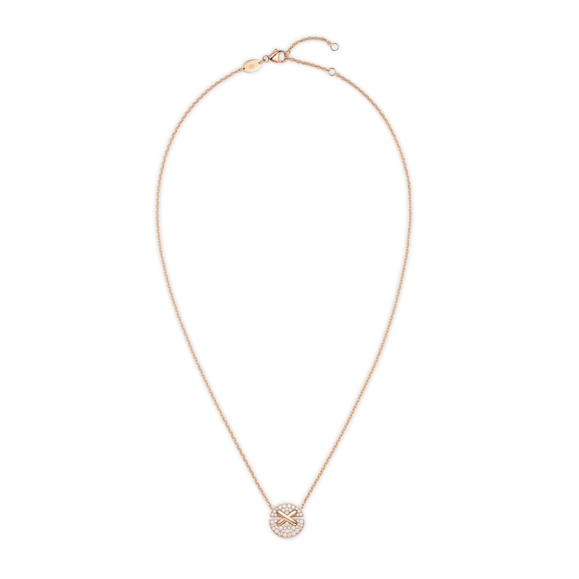Top 1:1 replica of Chaumet Jeux de Liens Harmony Diamonds small model pendant