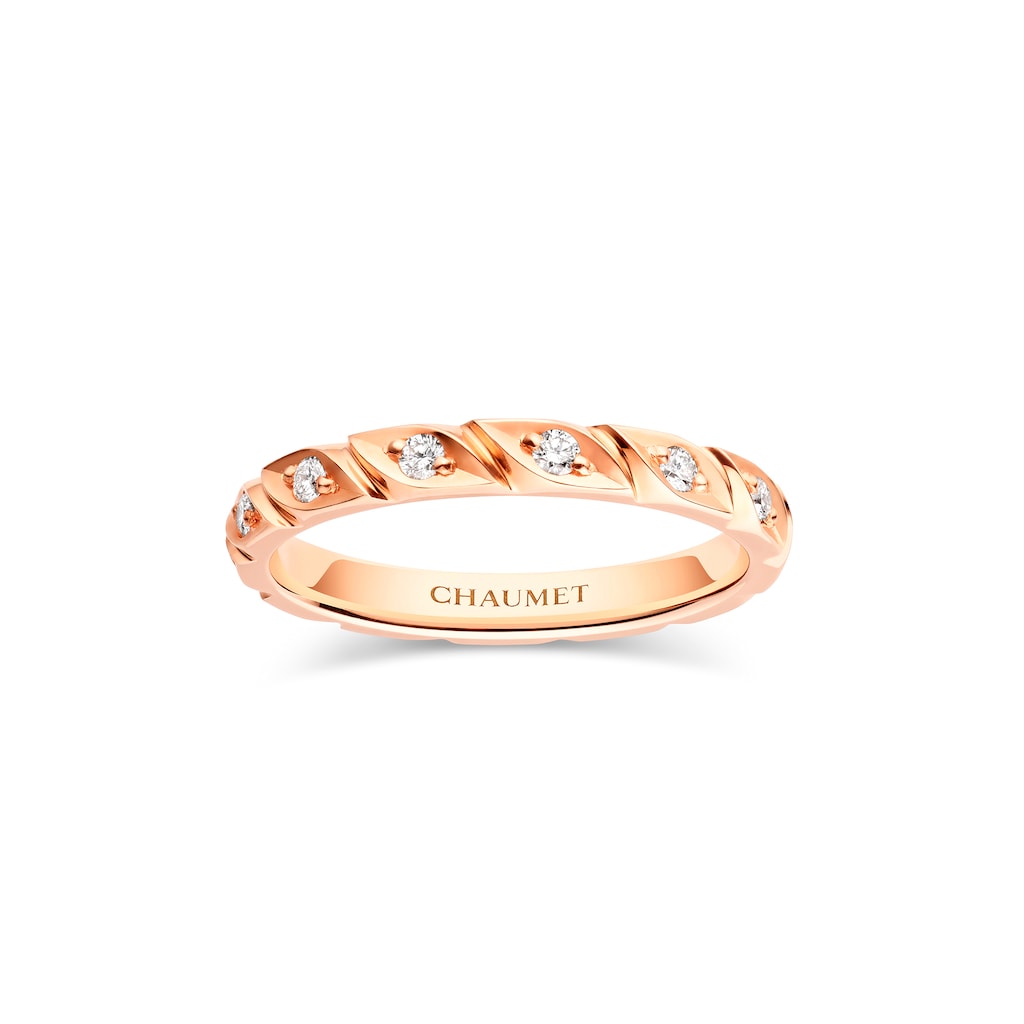 Top 1:1 replica of Chaumet Torsade de Chaumet wedding band