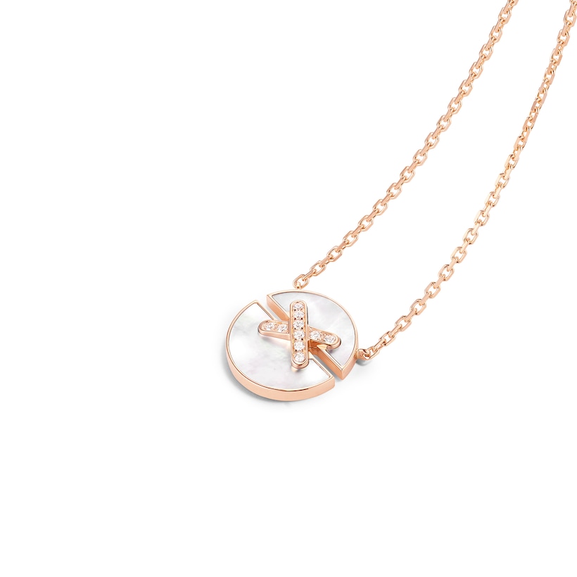 Top 1:1 replica of Chaumet Jeux de Liens Harmony Mother-of-Pearl small model pendant