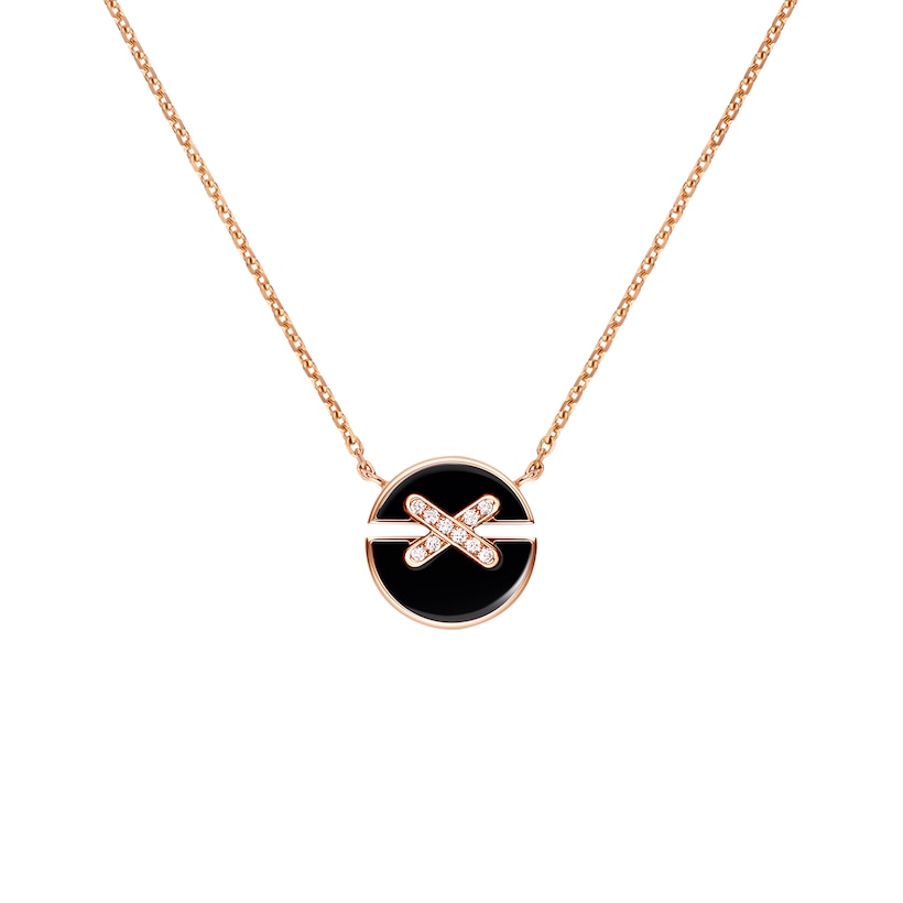 Top 1:1 replica of Chaumet Jeux de Liens Harmony Onyx small model pendant