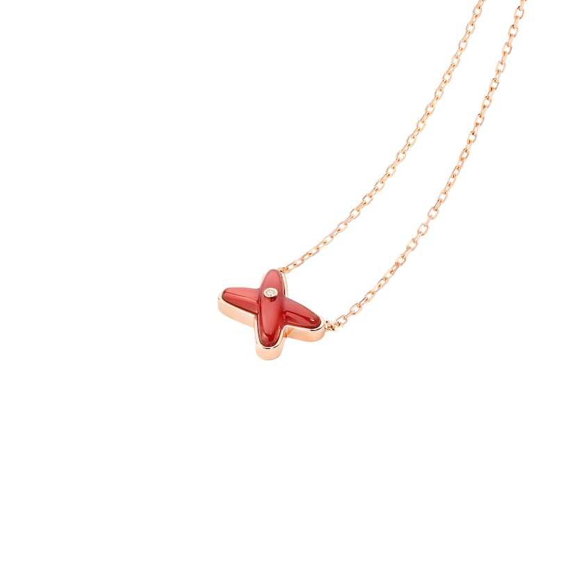 Top 1:1 replica of Chaumet Jeux de Liens Carnelian pendant