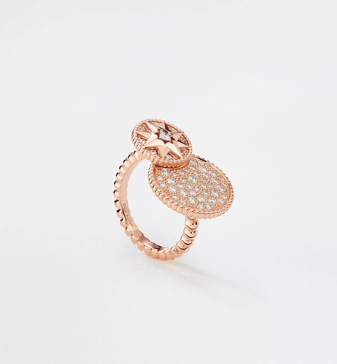 Top 1:1 replica Dior Rose des Vents Ring