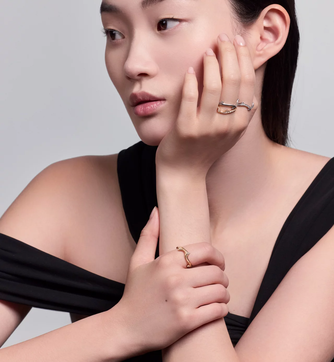 Top 1:1 replica Dior Bois de Rose Ring