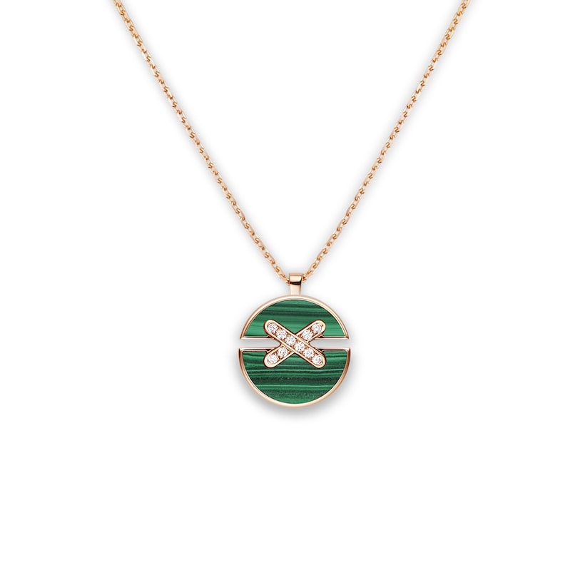Top 1:1 replica of Chaumet Jeux de Liens Harmony malachite medium model pendant