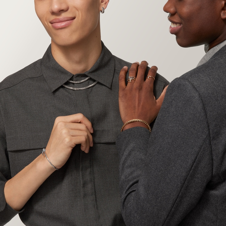 Top 1:1 replica C de Cartier wedding band, 4 mm width, 1 diamond