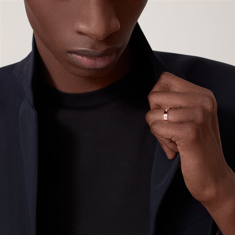 Top 1:1 replica LOVE ring, small model, 1 diamond