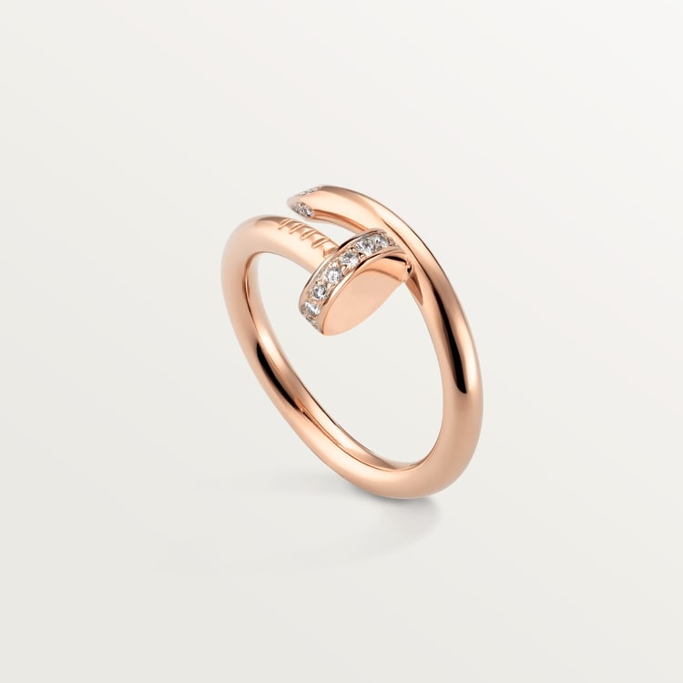 Top 1:1 replica Juste un Clou ring, classic model, diamonds