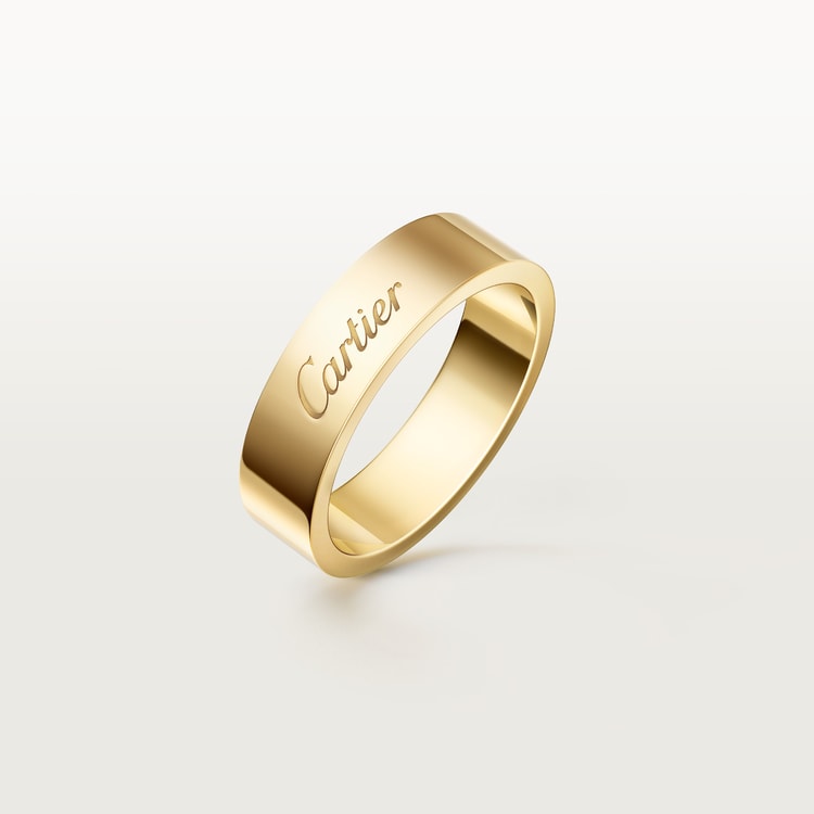 Top 1:1 replica C de Cartier wedding ring, 5 mm width