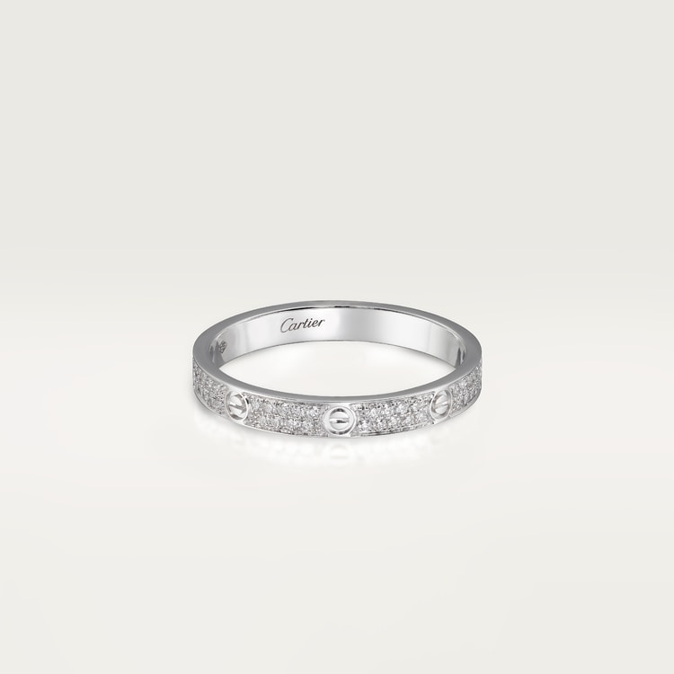 Top 1:1 replica LOVE ring, mini model, paved