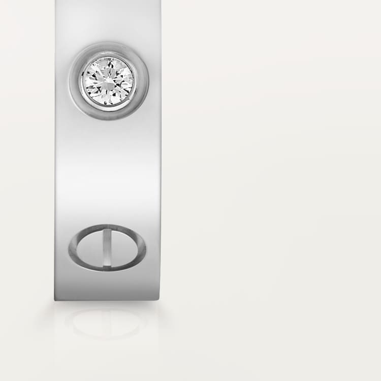 Top 1:1 replica LOVE ring, small model, 1 diamond