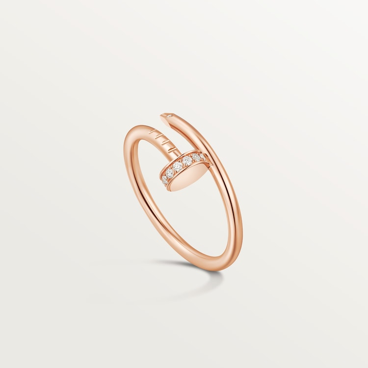 Top 1:1 replica Juste un Clou ring, small model, diamonds