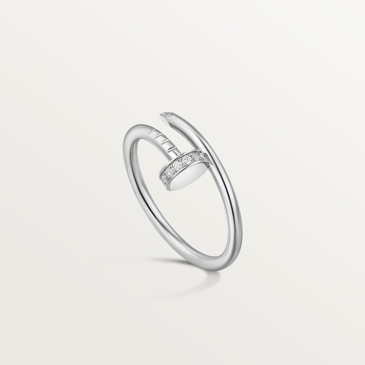 Top 1:1 replica Juste un Clou ring, small model, diamonds