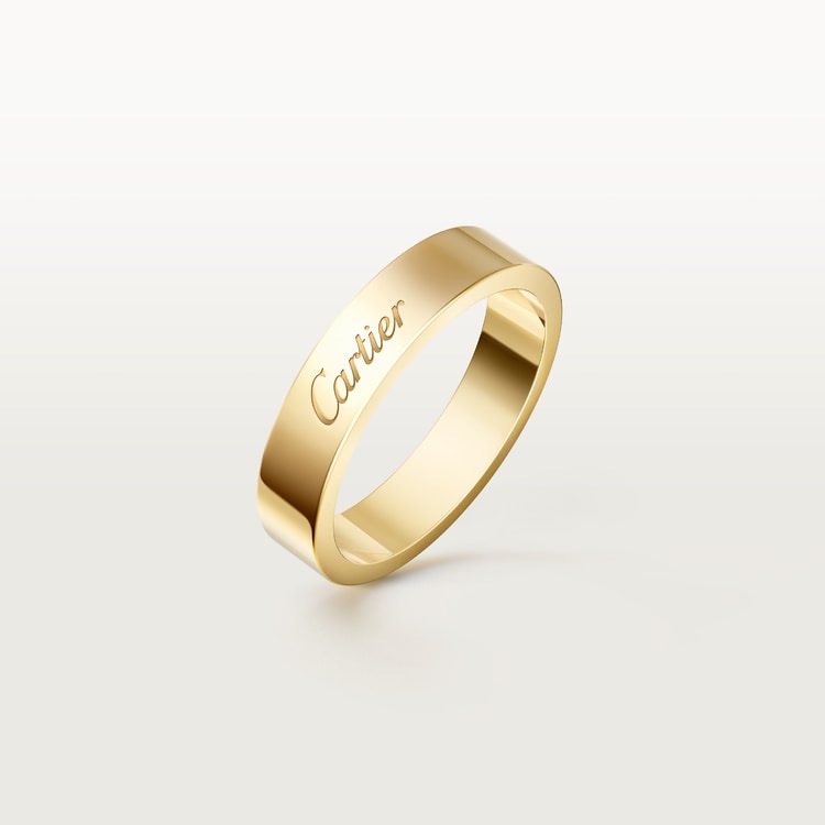 Top 1:1 replica C de Cartier wedding band, 4 mm width