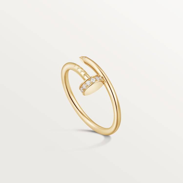 Top 1:1 replica Juste un Clou ring, small model, diamonds