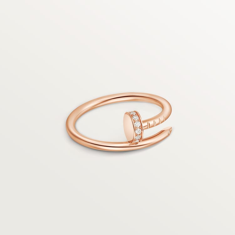Top 1:1 replica Juste un Clou ring, small model, diamonds