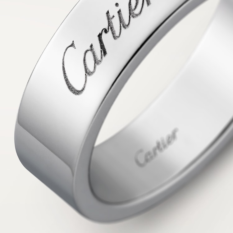 Top 1:1 replica C de Cartier wedding ring, 5 mm width