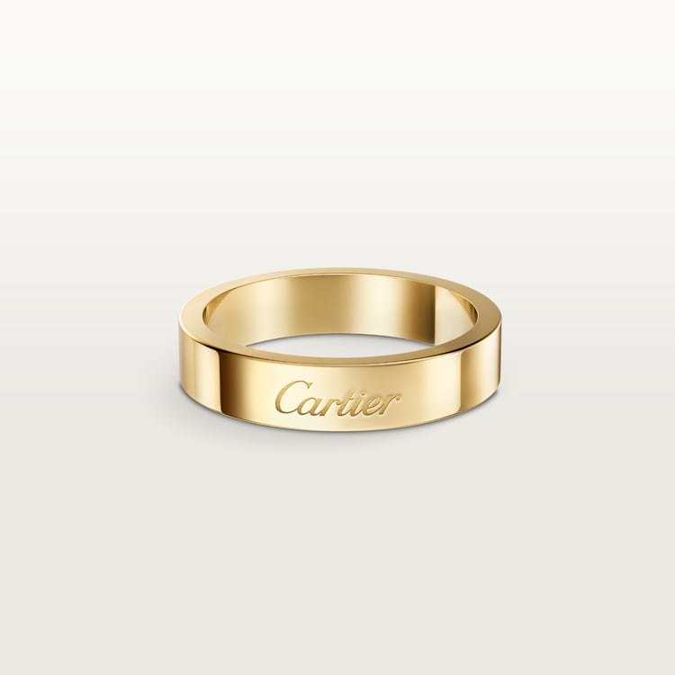 Top 1:1 replica C de Cartier wedding band, 4 mm width