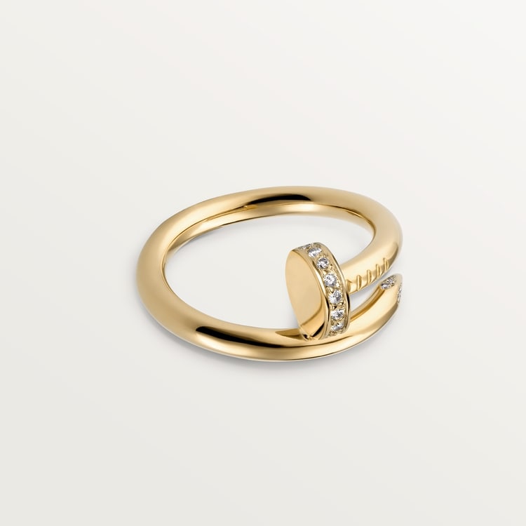 Top 1:1 replica Juste un Clou ring, classic model, diamonds