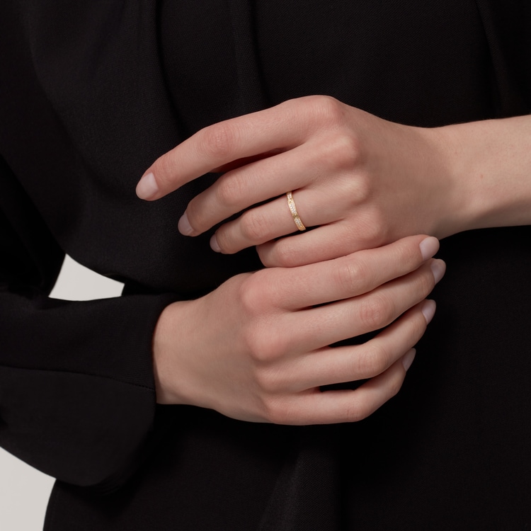 Top 1:1 replica LOVE ring, mini model, paved