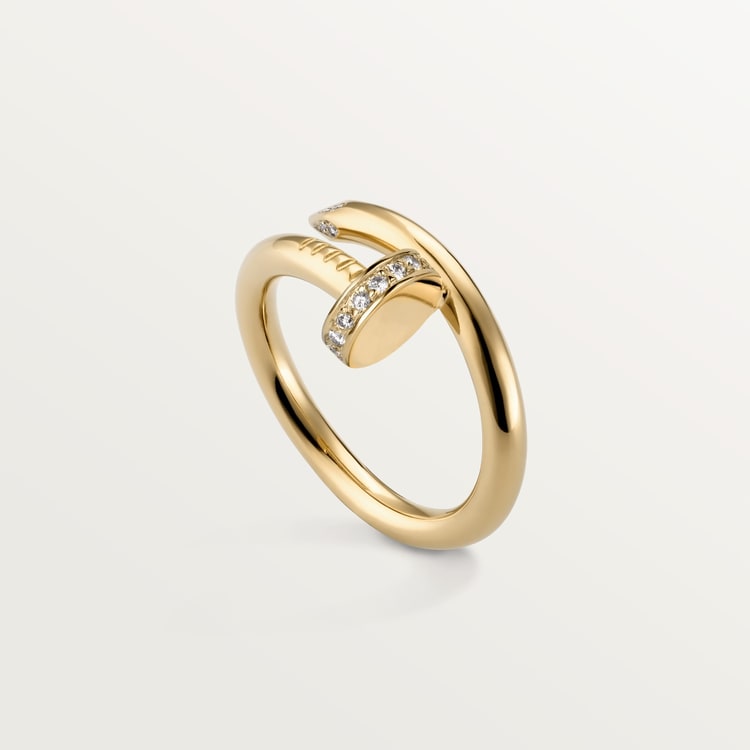 Top 1:1 replica Juste un Clou ring, classic model, diamonds