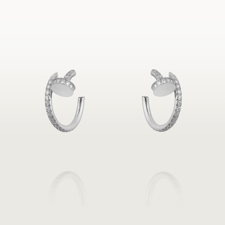 Top 1:1 replica Juste un Clou hoop earrings, small model, paved
