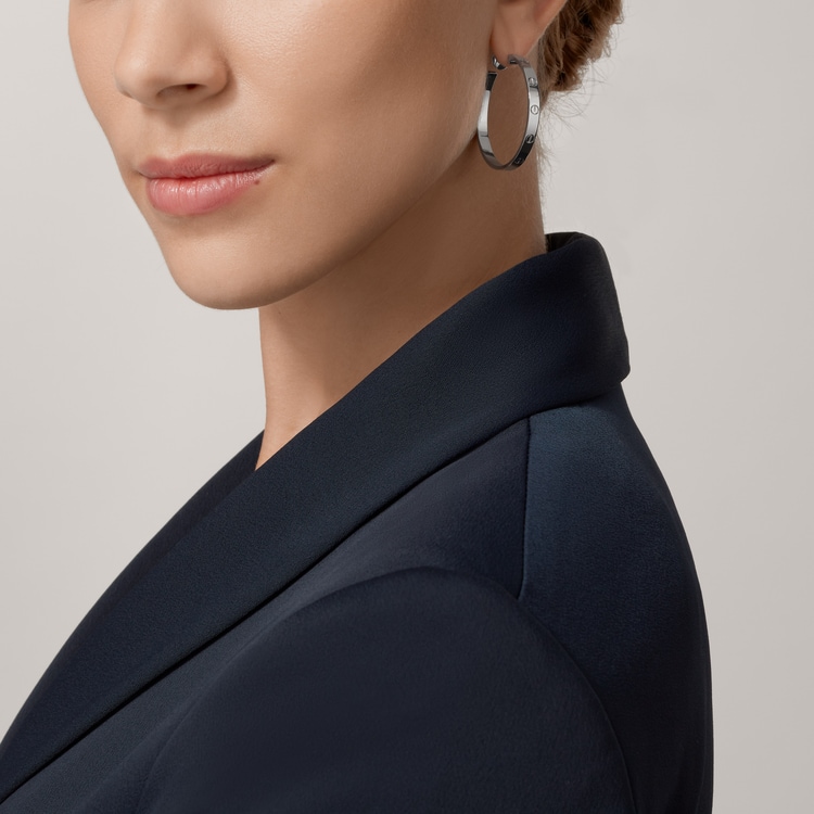 Top 1:1 replica LOVE hoop earrings, large model