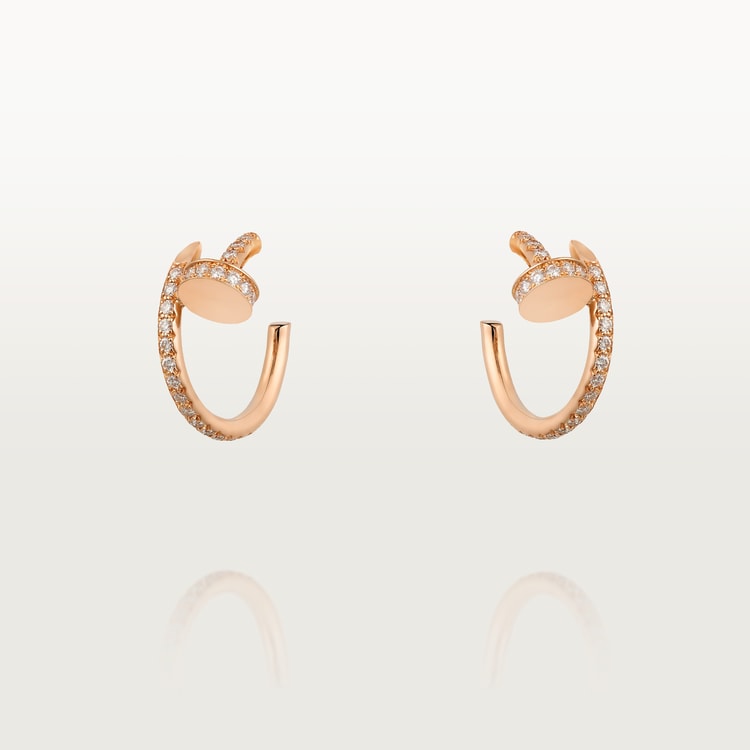 Top 1:1 replica Juste un Clou hoop earrings, small model, paved
