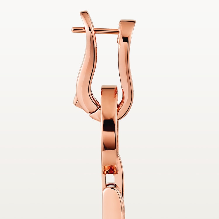 Top 1:1 replica Agrafe earrings, paved