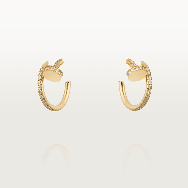 Top 1:1 replica Juste un Clou hoop earrings, small model, paved