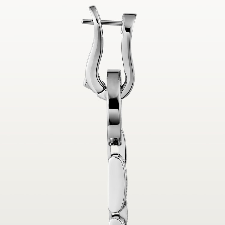 Top 1:1 replica Agrafe earrings, paved