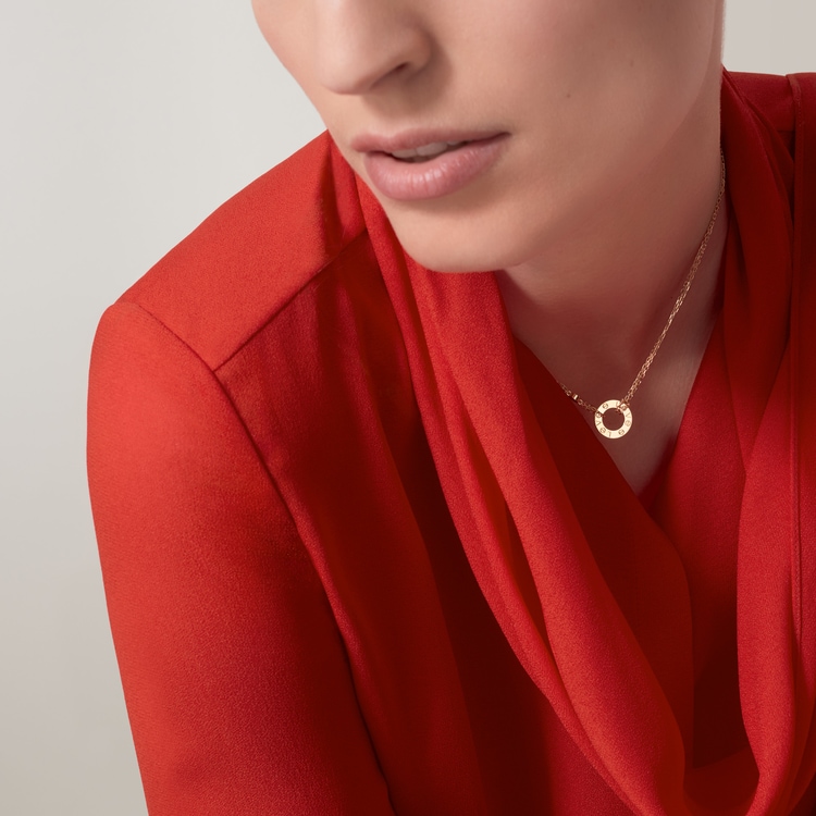 Top 1:1 replica LOVE pendant, 2 diamonds