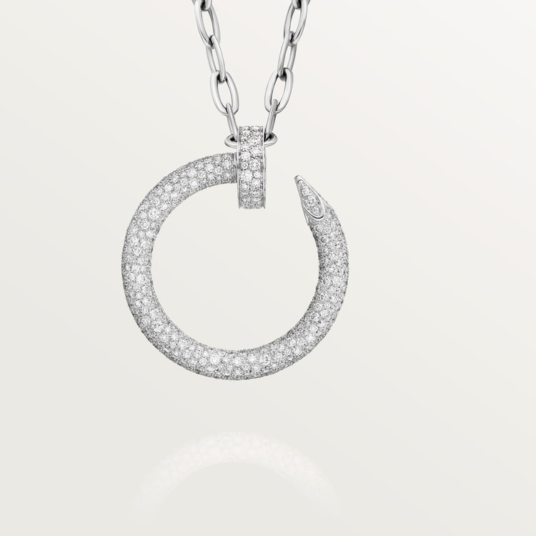 Top 1:1 replica Juste un Clou long necklace, multiwear, extra-large model, paved