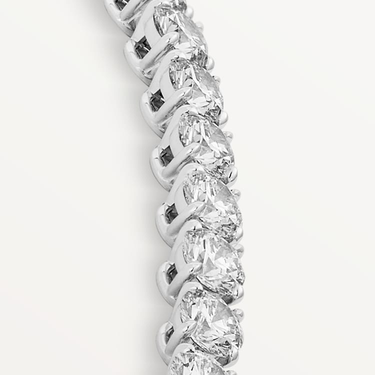 Top 1:1 replica Lignes Essentielles necklace, brilliant-cut diamonds