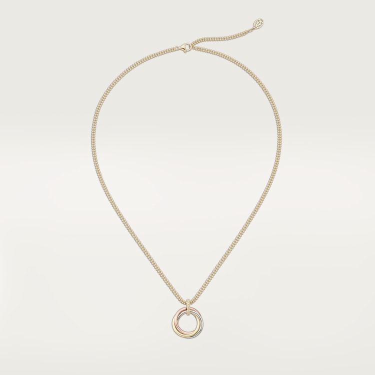 Top 1:1 replica Trinity pendant, medium model, diamonds