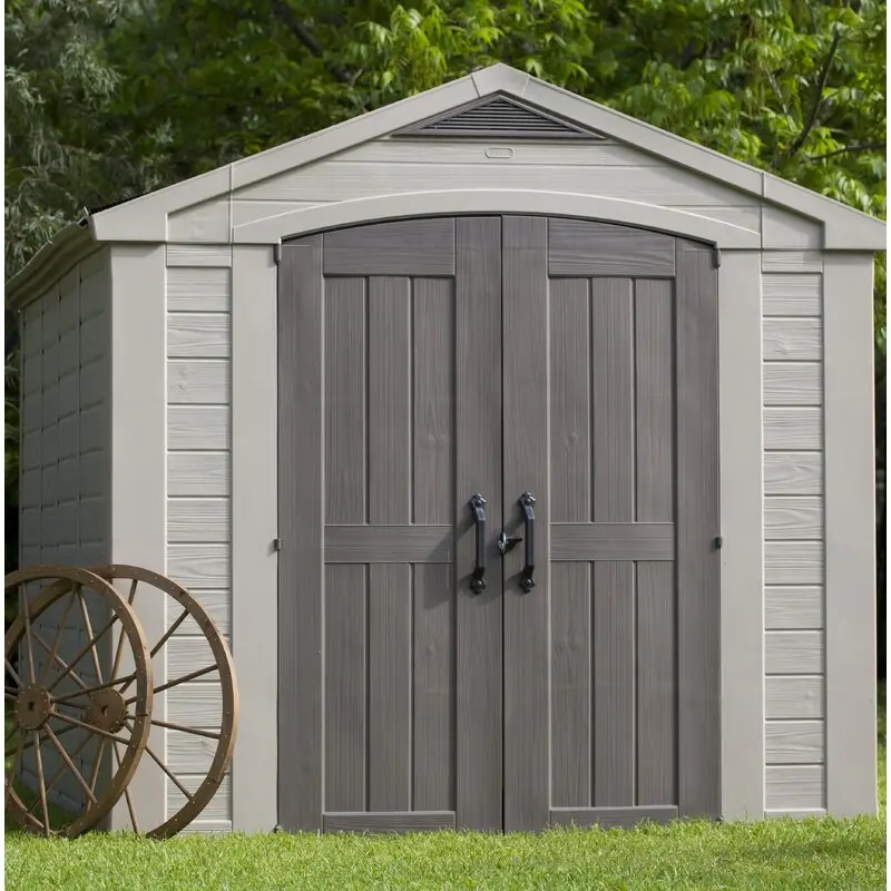 Factor 8 ft. W x 11 ft. D Resin Storage Shed