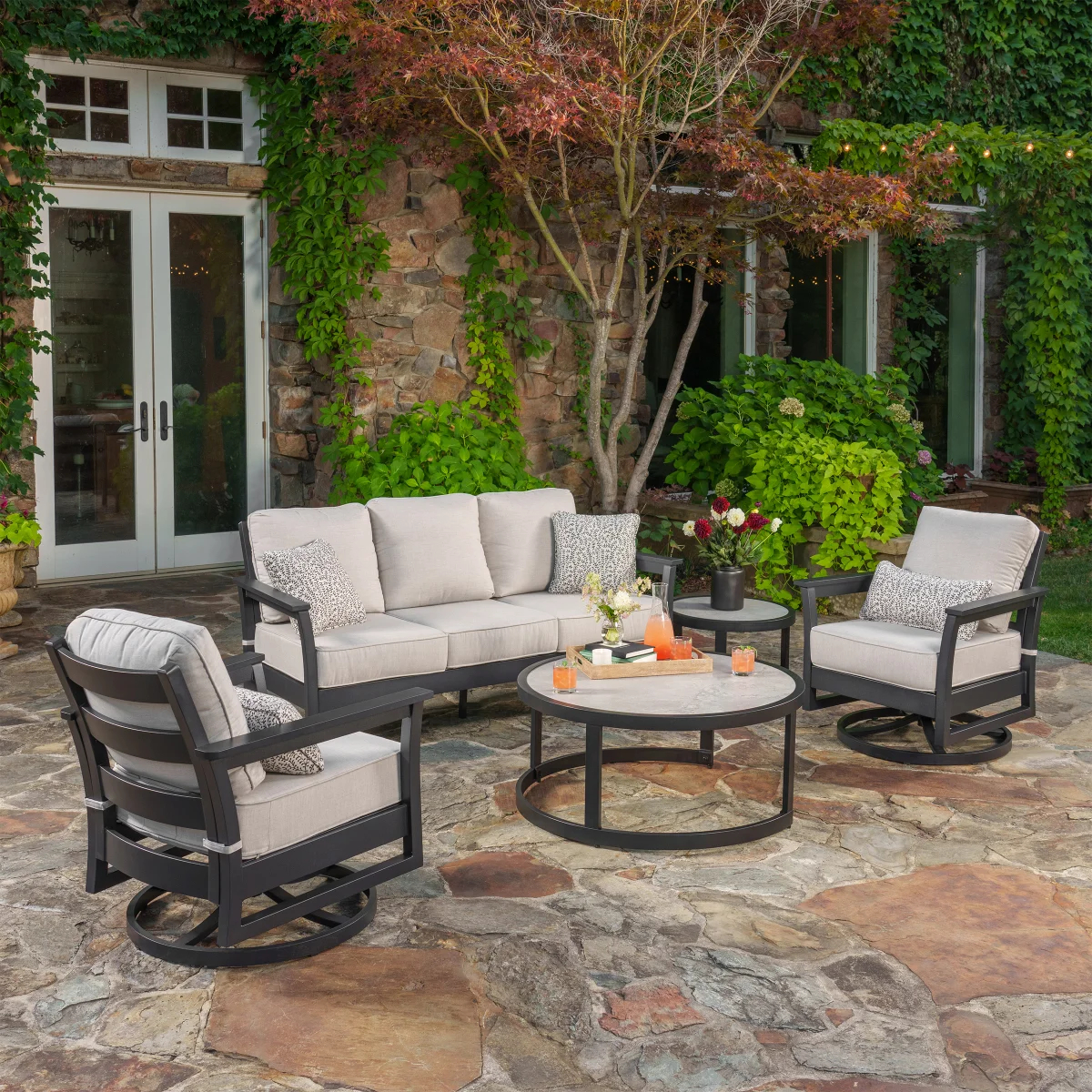 SunVilla Fairchild 5-piece Outdoor Patio Seating Set